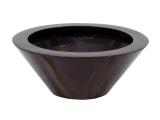 Květináč LEICHTSIN BOWL-15, lesklý-hnědý