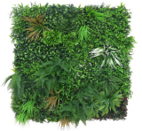 Umělá zelená stěna VEGETACE TOP, 100 x 100cm, plocha 1m2