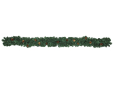 Jedlová girlanda se šiškami, průměr 20cm, délka 270cm