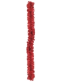 Vánoční girlanda červená, 270 cm