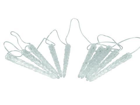 LED světelné rampouchy, 10 x 24cm