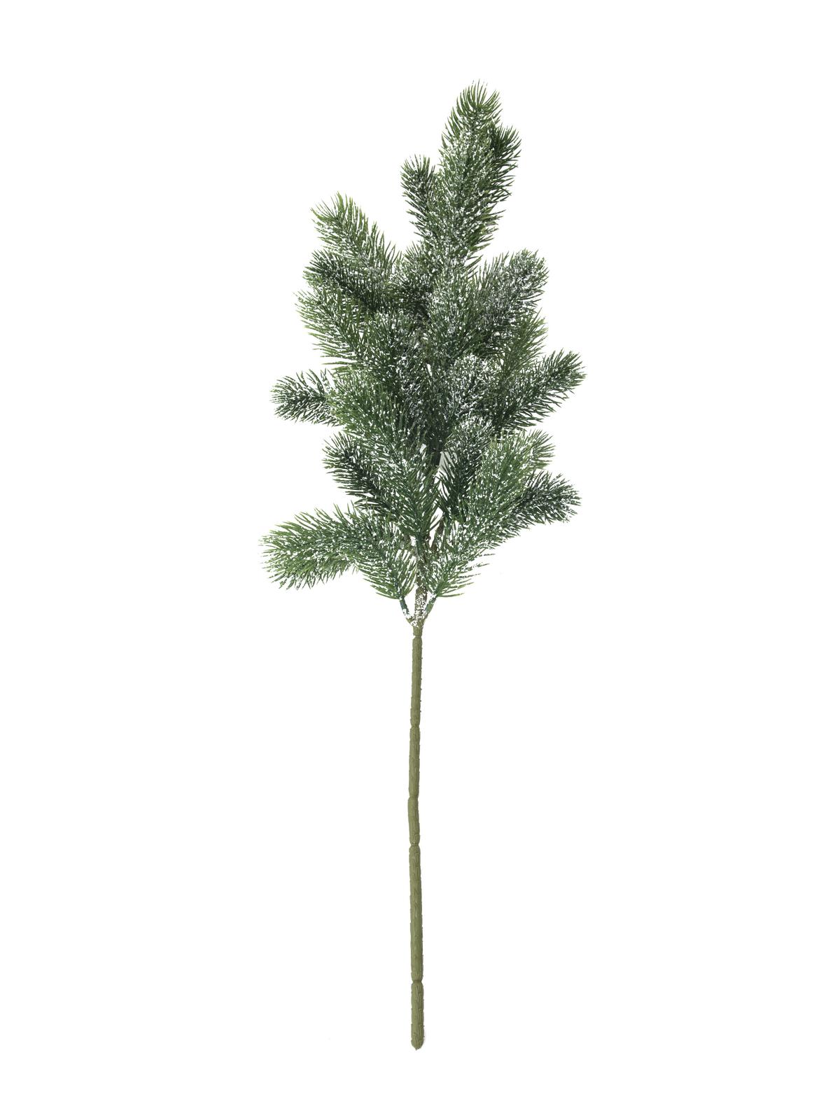 Větvička jedle, zasněžená PE, 65cm