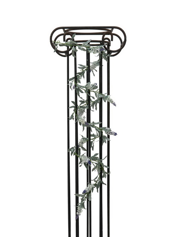 Kvetoucí girlanda bílá, 180cm