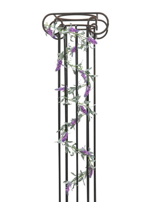 Kvetoucí girlanda růžová, 180cm