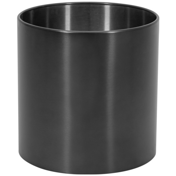 Květináč nerez ocel antracit, 40cm
