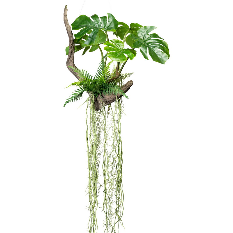 Závěsné aranžmá Philodendron XL, 50x50/160cm