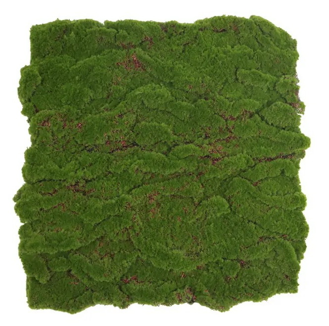 Umělá mechová stěna – dekorační mechový panel 50 × 50 cm